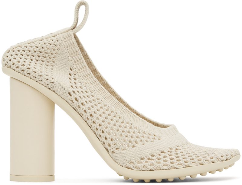 Beige Atomic Pump Heels 241798F122005