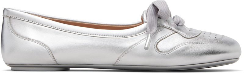 Silver Vault Ballerina Flats 261090F118000