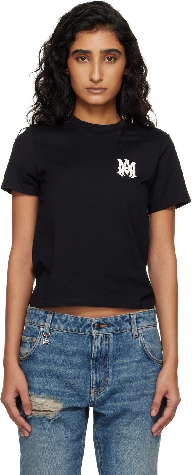 Black MA Core Logo T-shirt 261886F110016