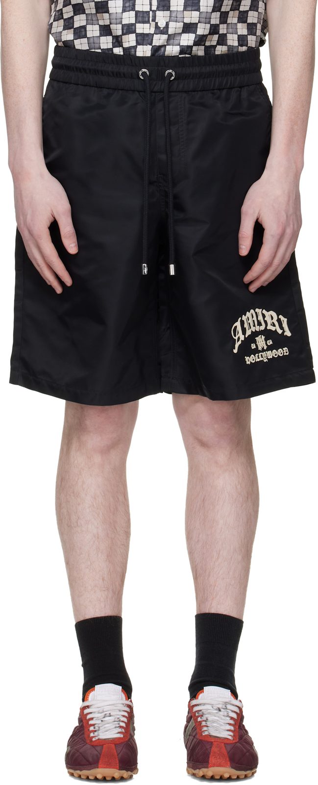 Black [아미리] Hollywood Shorts 261886M193013
