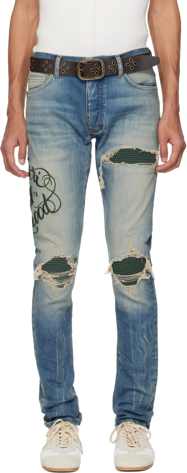 Blue [아미리] Hollywood MX1 Jeans 261886M186027