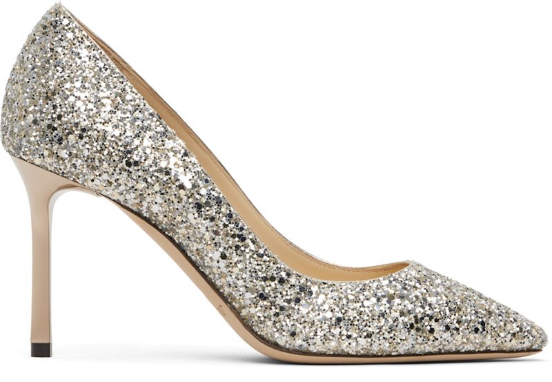 Silver Romy 85 Heels 261528F122032