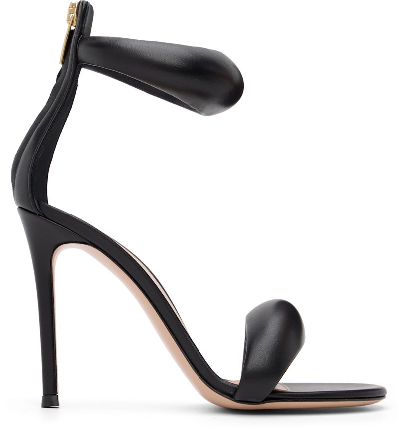 Black Bijoux Heeled Sandals 261090F125038