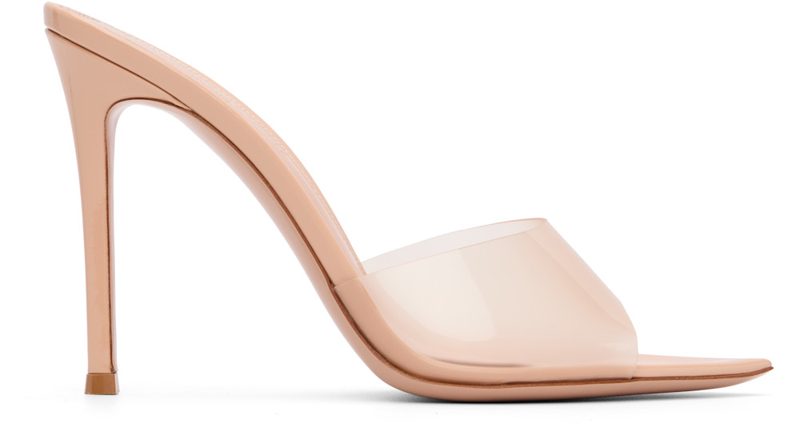 Beige Elle Heeled Sandals 261090F125020
