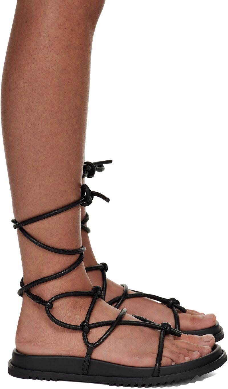 Black Temple Penta Granola Sandals 261232F124000