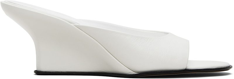 BY FAR White Caroo Heeled Sandals 261289F125011