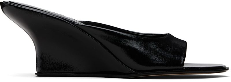 BY FAR Black Caroo Heeled Sandals 261289F125000