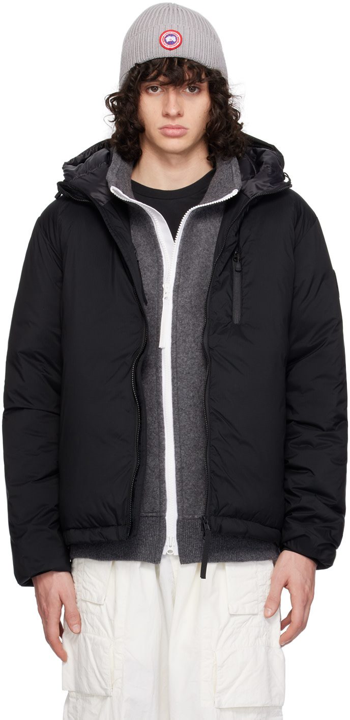 Black Label Lodge Down Jacket 241014M178036