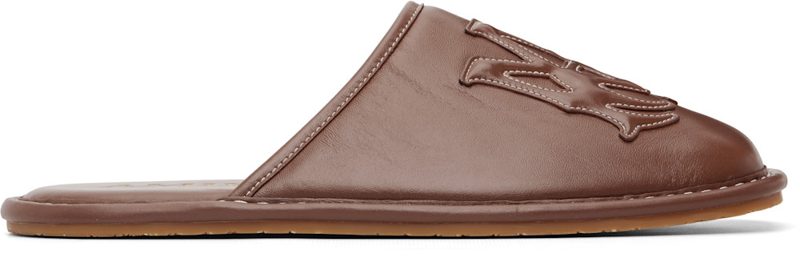 Brown MA Slippers 261886M231003