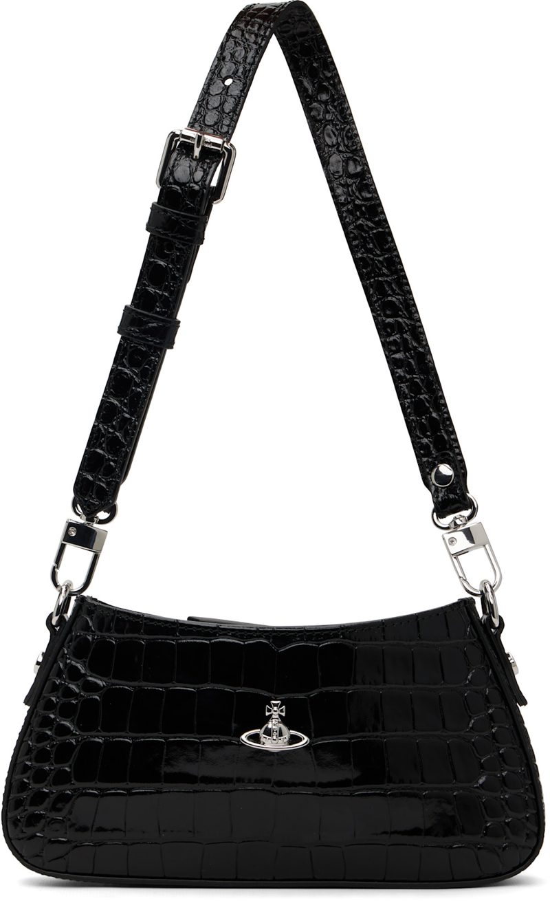 Black Tasha Shoulder Phone Bag 261314F048008