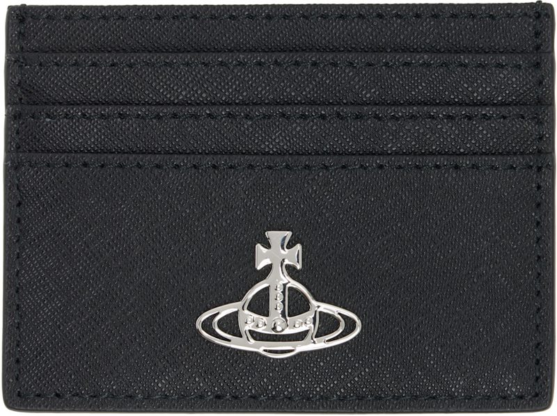 Black Flat Card Holder 261314M163039