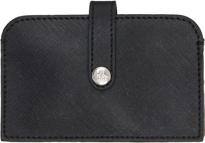 Black Accordion Card Holder 261314M163009