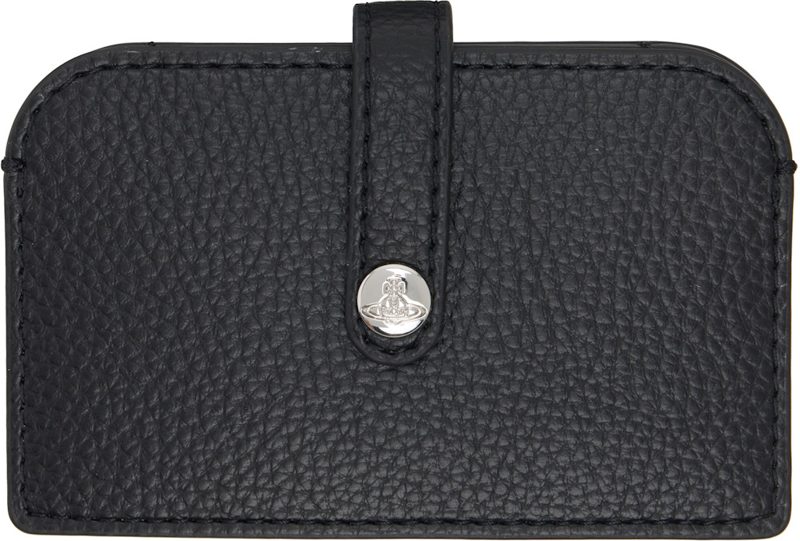 Black Accordion Card Holder 261314M163064