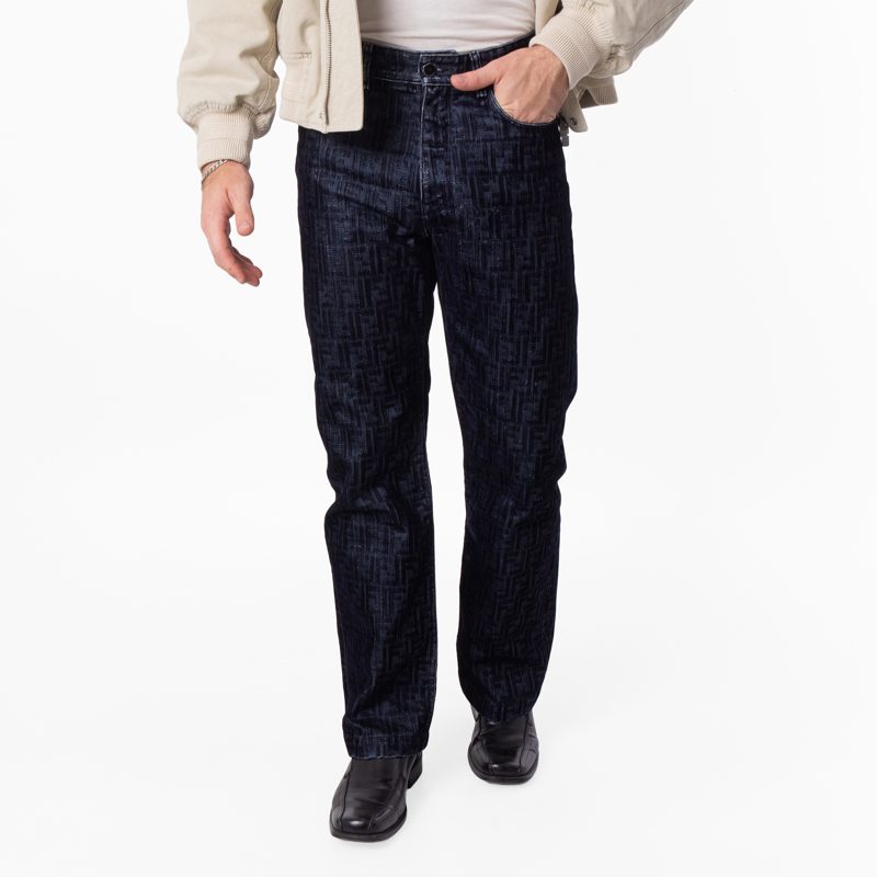 Mens 5-Pocket Denim Trousers