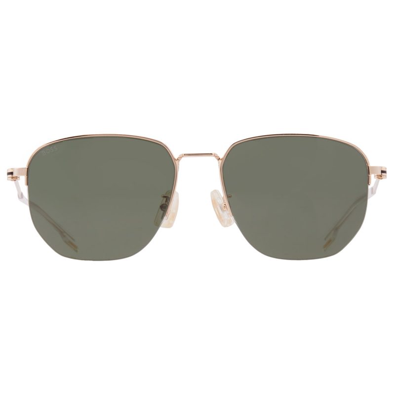 Hugo [보스] Green Square Mens Sunglasses [보스] 1538/F/SK 0J5G/QT 57_Gold