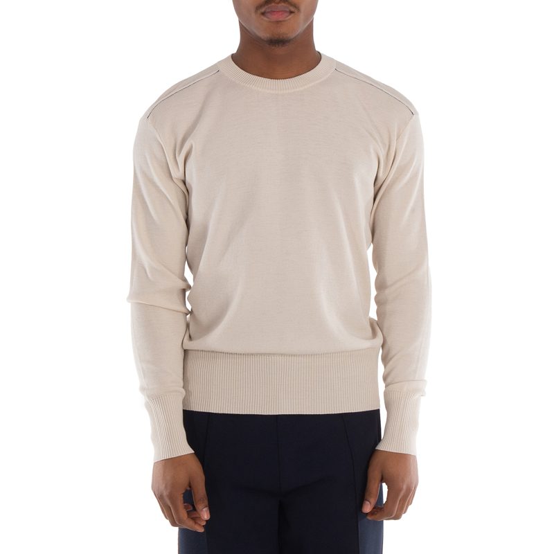 Crew-Neck Wool Jumper