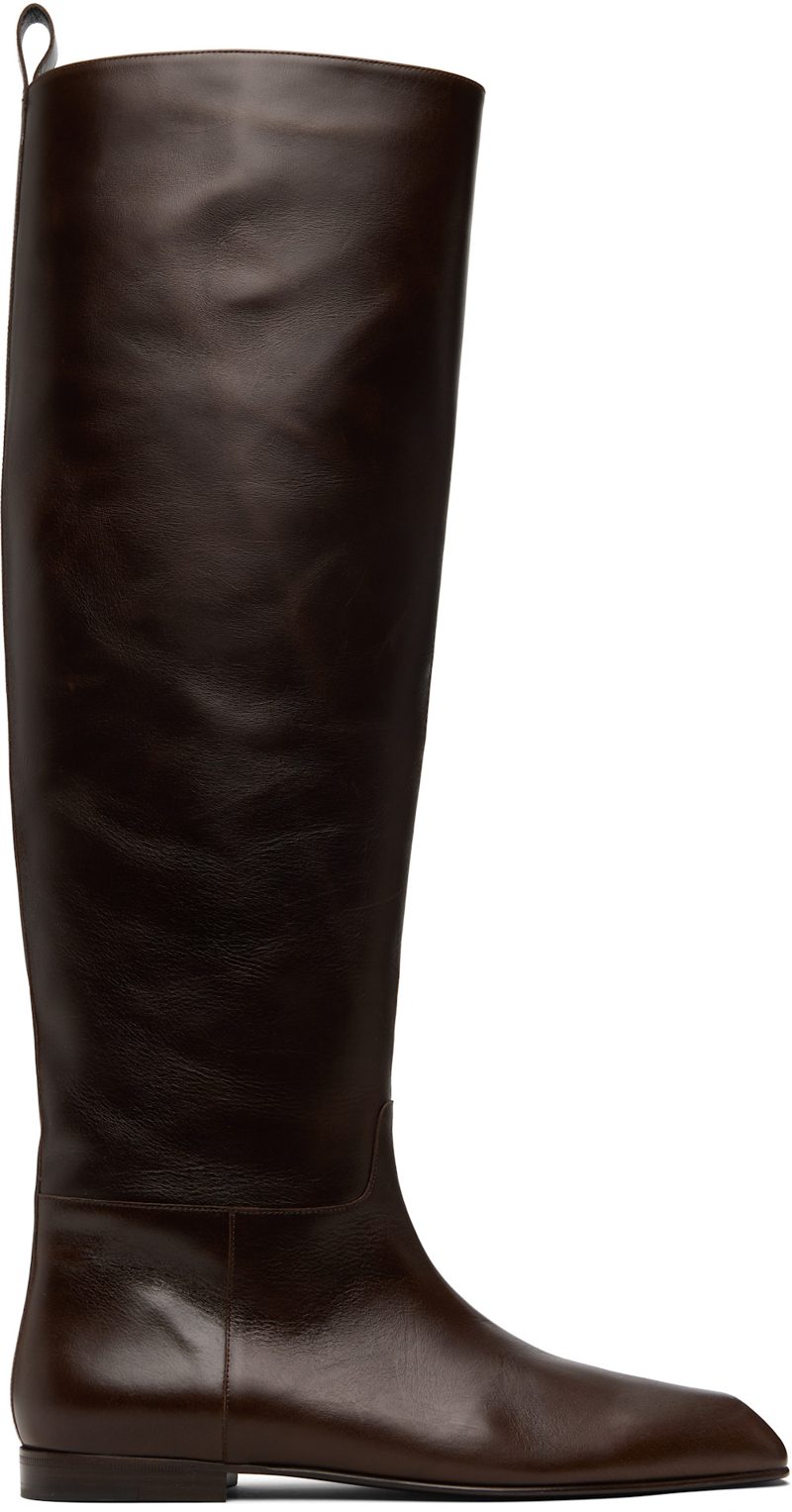 Brown Colt Knee-High Boots 261914F115000