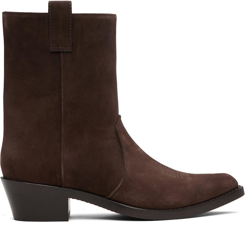 Brown Clive Ankle Boots 261914F113007