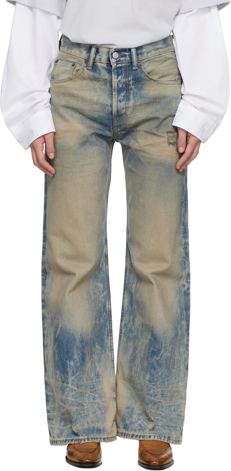 Blue 2021F Regular Fit Jeans 261129F069001