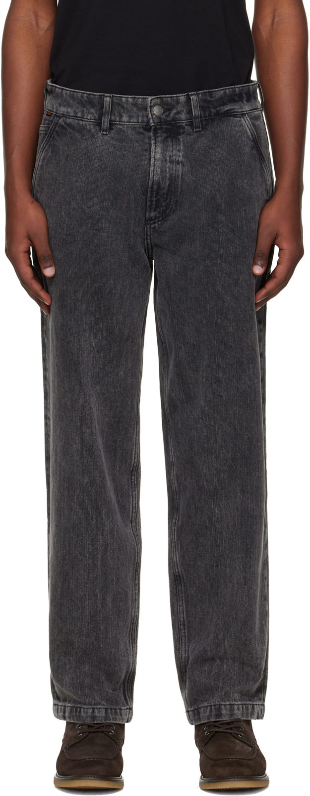 Black Faded Jeans 261085M186006