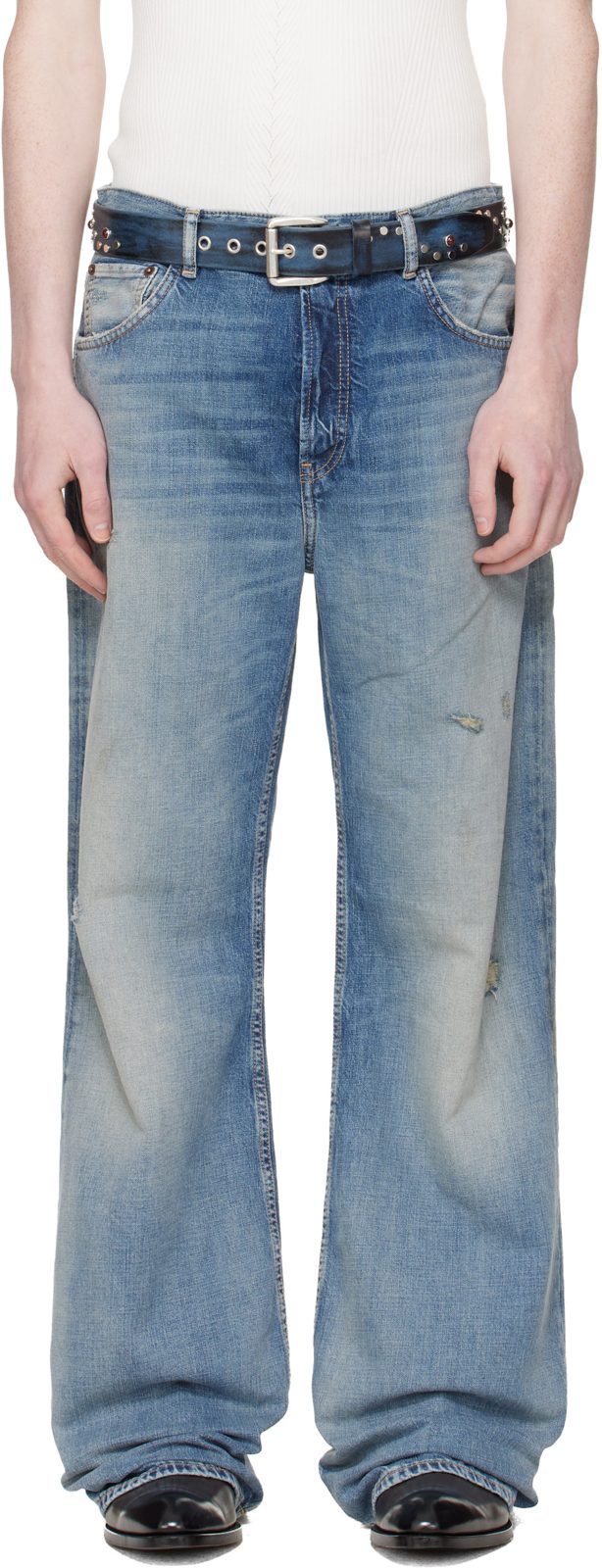Blue 2021M Regular Fit Jeans 261129M186054