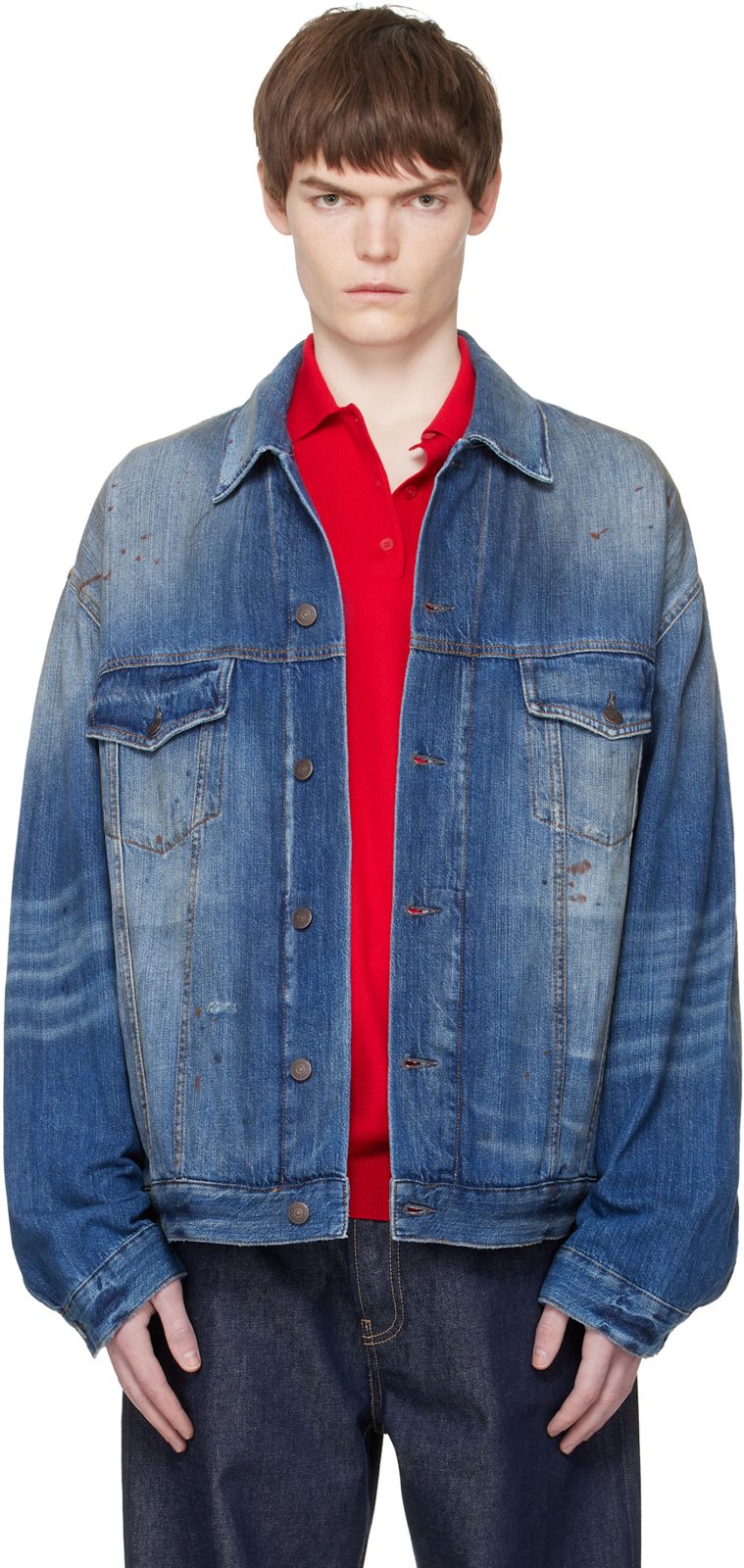 Blue Robert Trafalgar Denim Jacket 261129M177011
