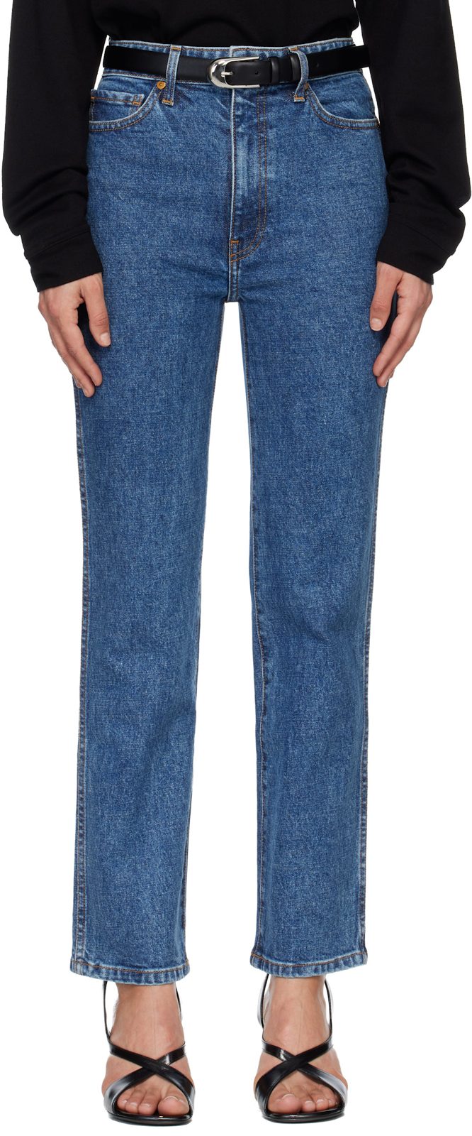 Blue Abigail Stretch Jeans 261914F069021