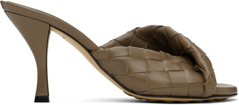 Brown Blink Heeled Sandals 251798F125003