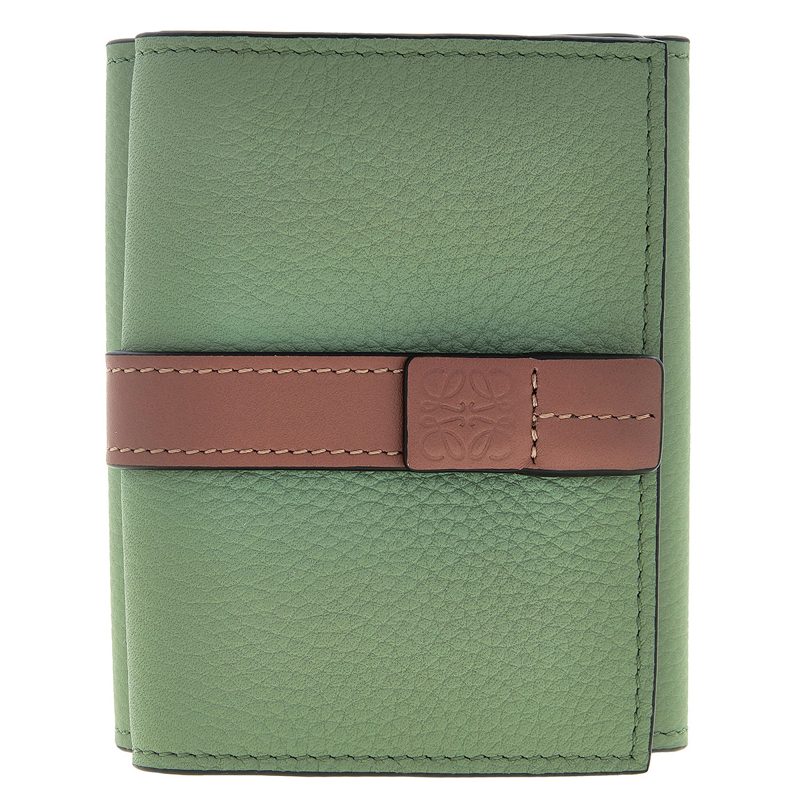 EM[보스]ED Anagram Trifold Calfskin Wallet