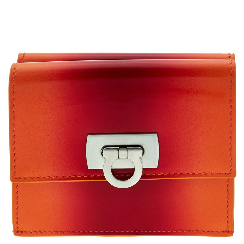 Gancini Buckle Leather Wallet