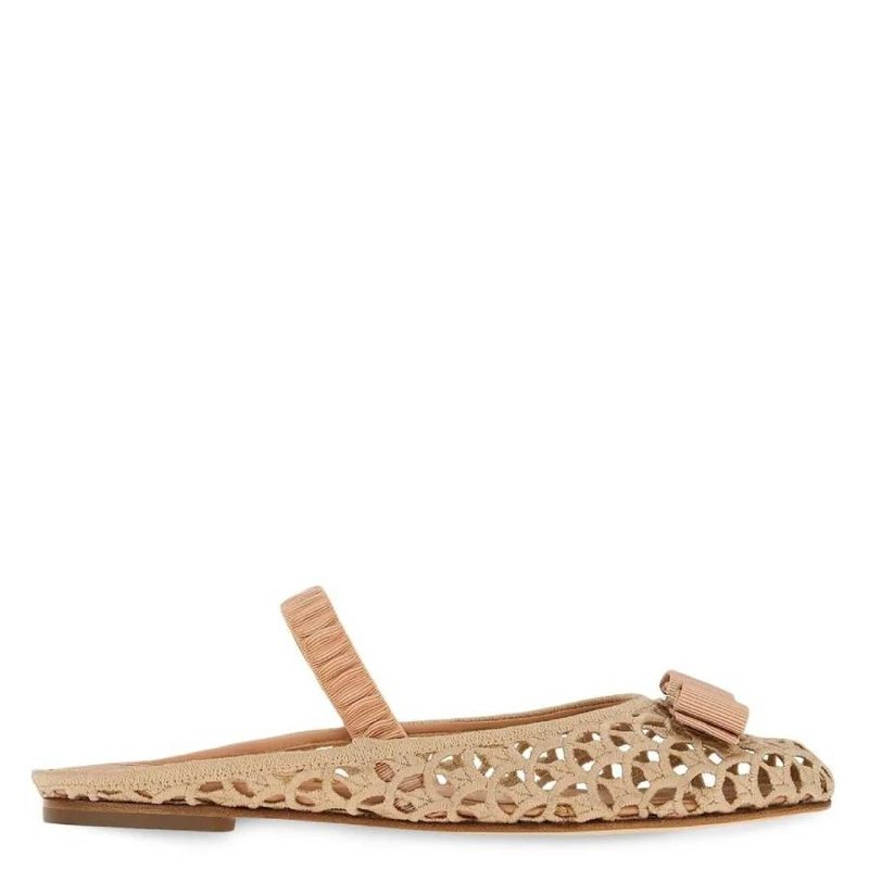 Vara Lace Slingback Ballet Flats