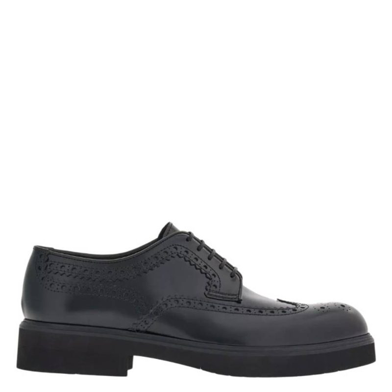 Derby With Perforated Detailing