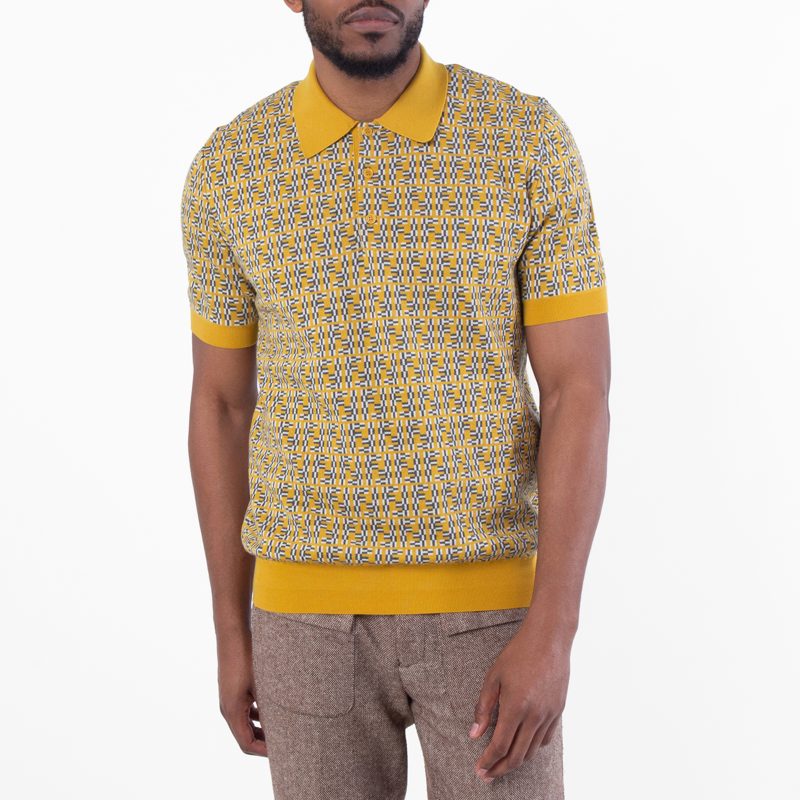 FF Labyrinth Intarsia Polo Shirt