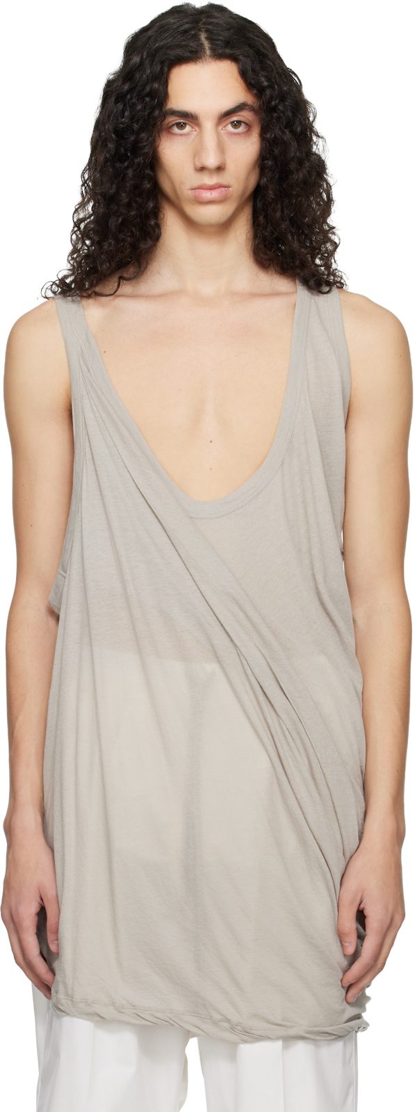 오프화이트 Temple Pony Tank Top 261232M214018