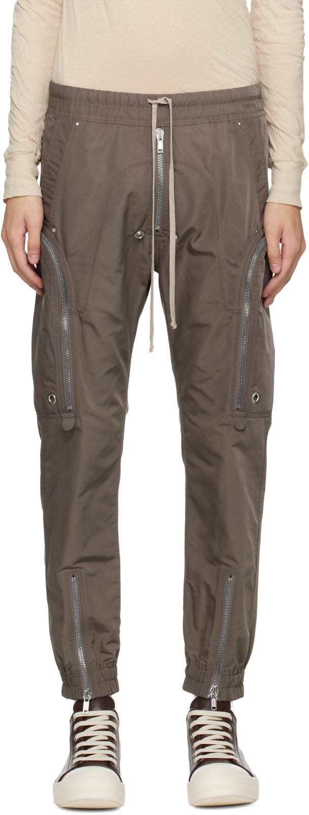 Gray Temple Bauhaus Cargo Pants 261232M188026