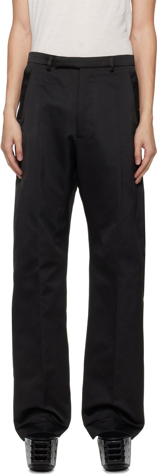 Black Temple Tailored Geth Trousers 261232M191003