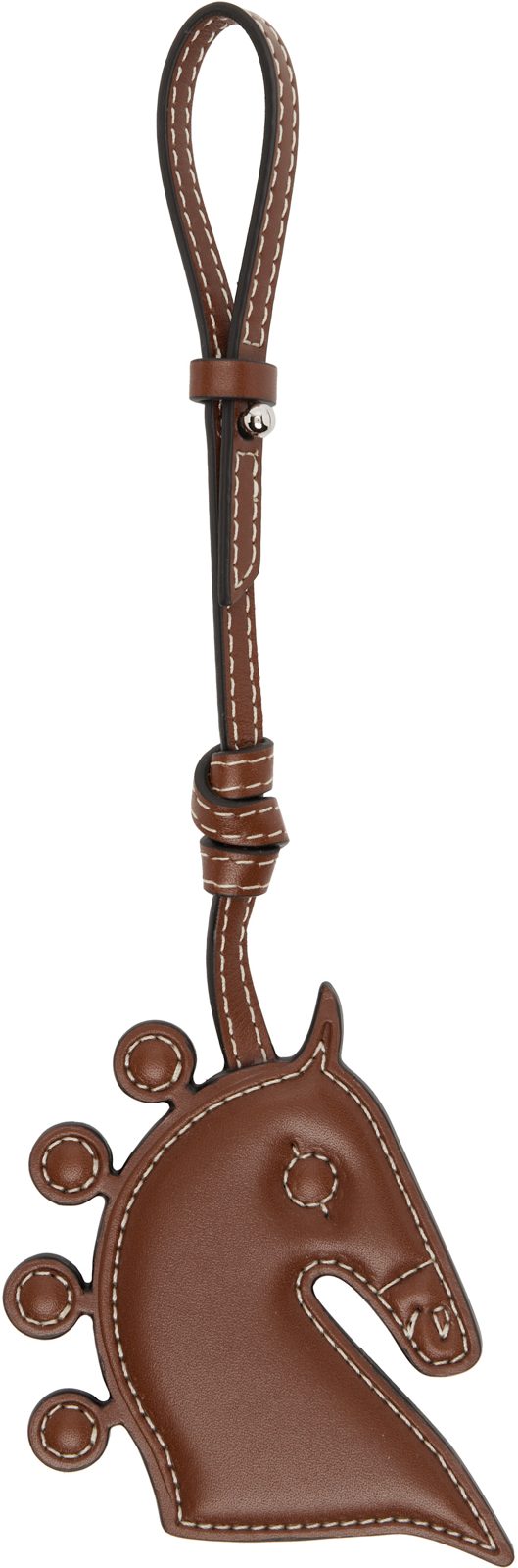 Brown Horse Bag Charm 261118F025003