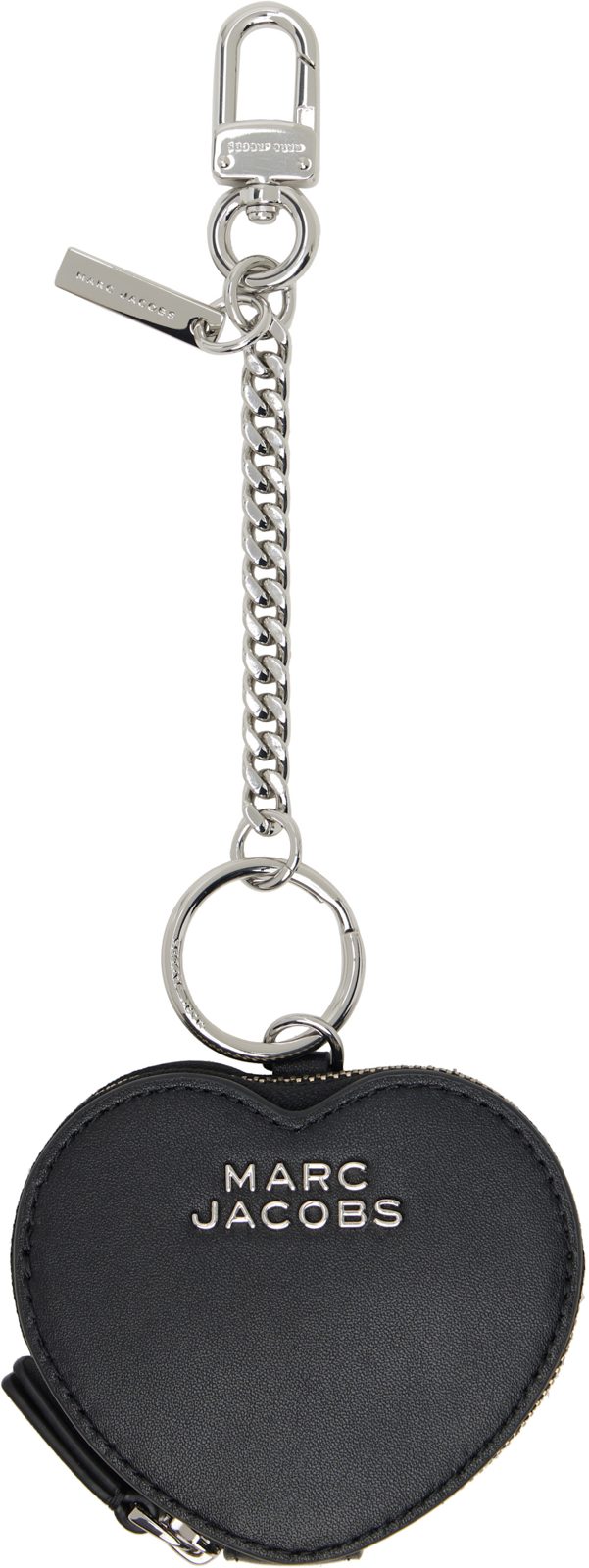 Black The Heart Pouch Bag Charm 261190F025011