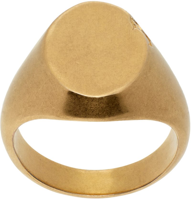 Gold Signet Ring 241188F024002