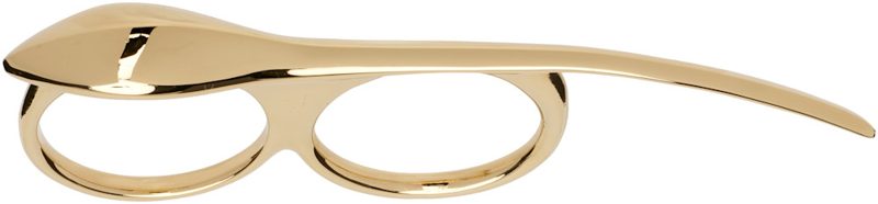 Maple Seed Double Fingers Ring 252278F024001