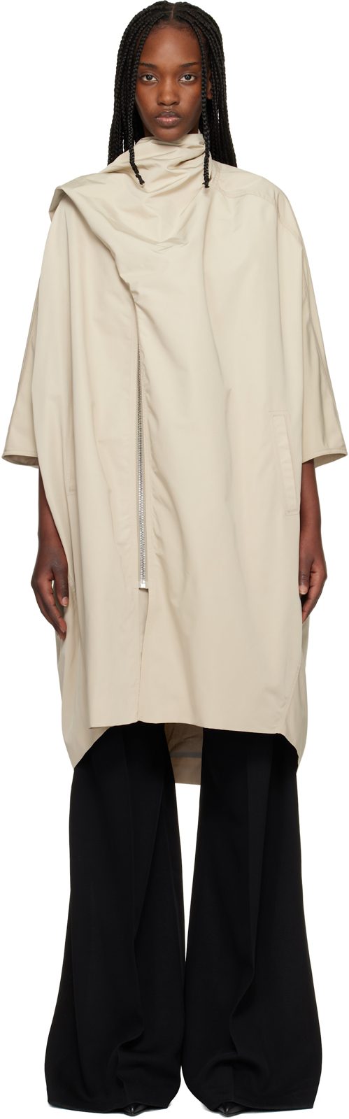오프화이트 Temple Sail Biker Coat 261232F059001