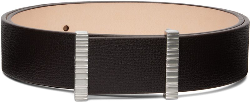Paul Smith Brown Stripe Buckle Belt 261260M131001
