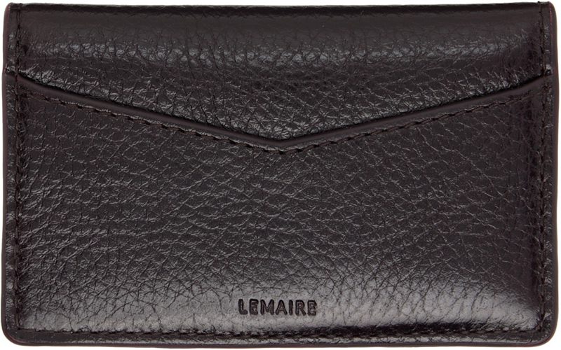 Brown Gear Pocket Organizer Card Holder 261646M163002