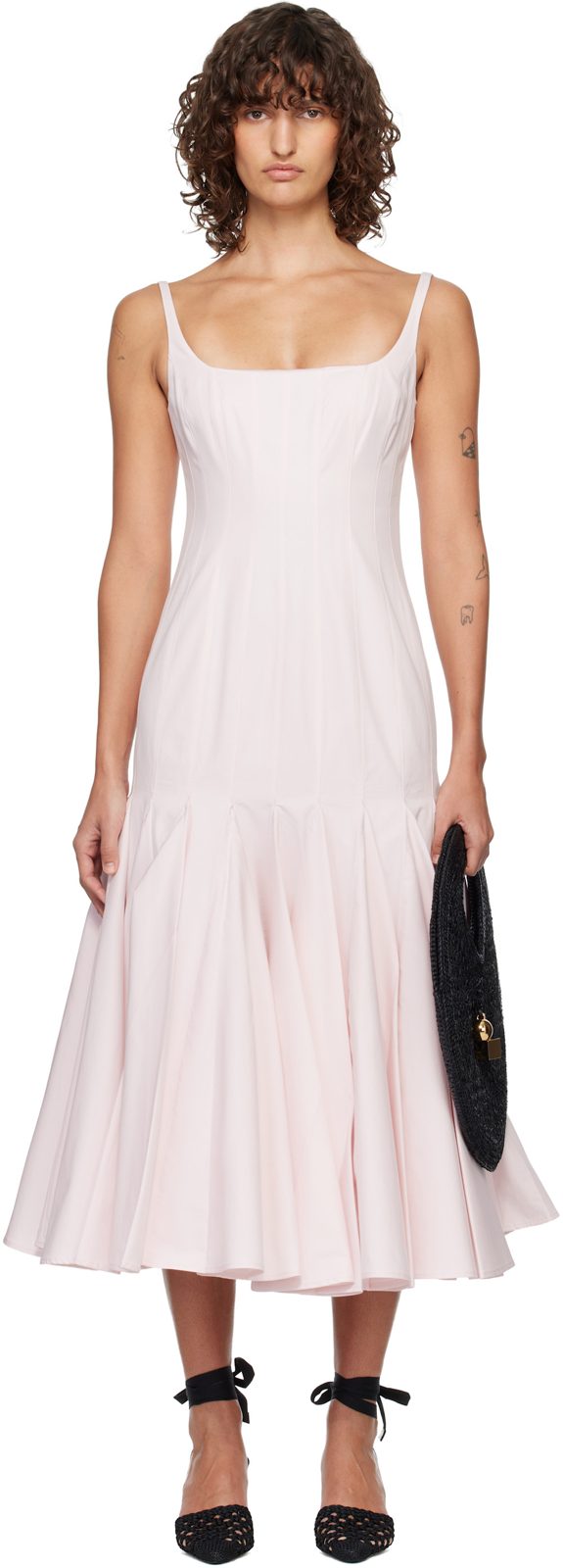 Pink The Agave Midi Dress 261553F054006