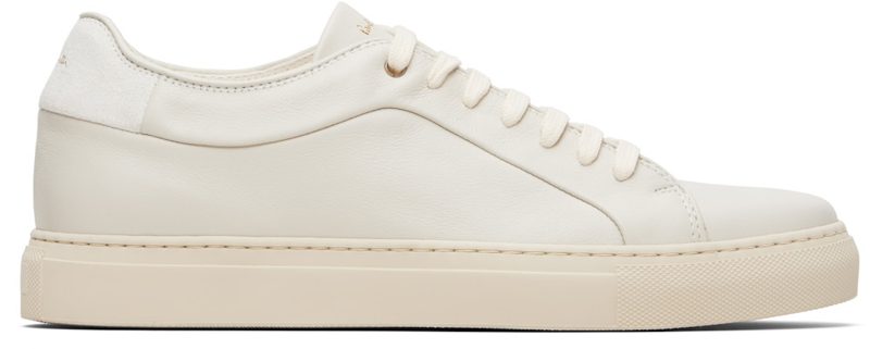 Paul Smith [오프화이트] Leather Basso Sneakers 261260M237008