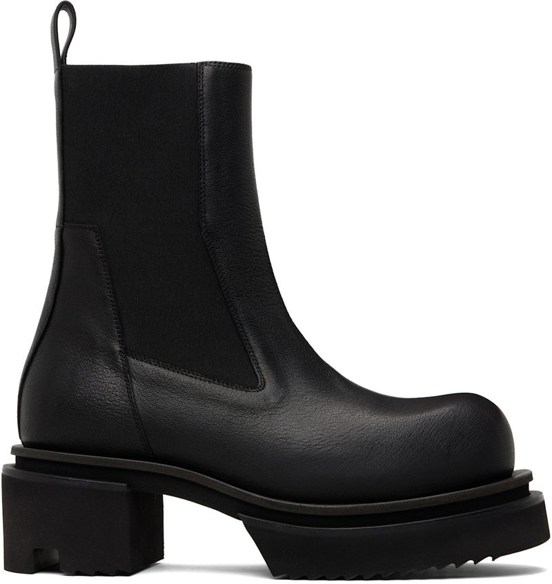 Black Temple Beatle Bogun Chelsea Boots 261232M223013