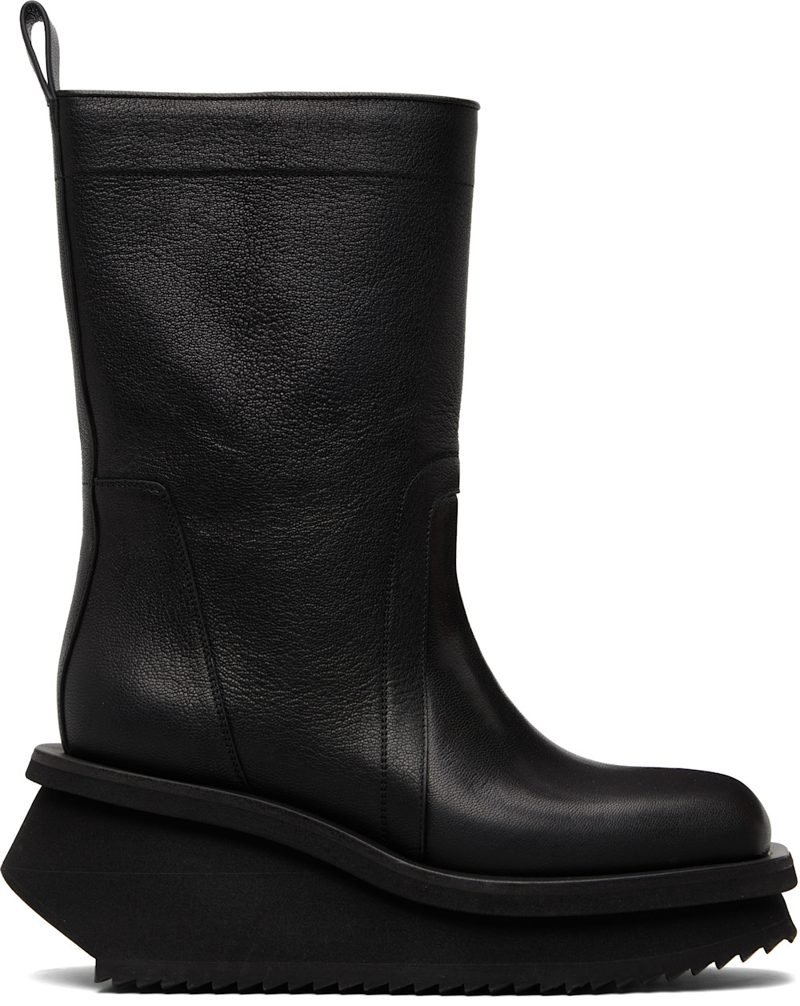 Black Temple Low Factory Pull On Boots 261232M223006