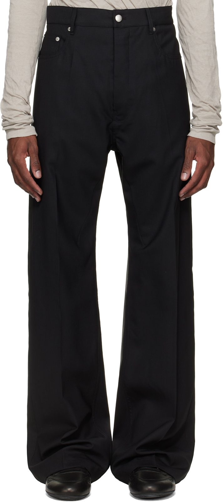 Black Temple Geth Trousers 261232M191012