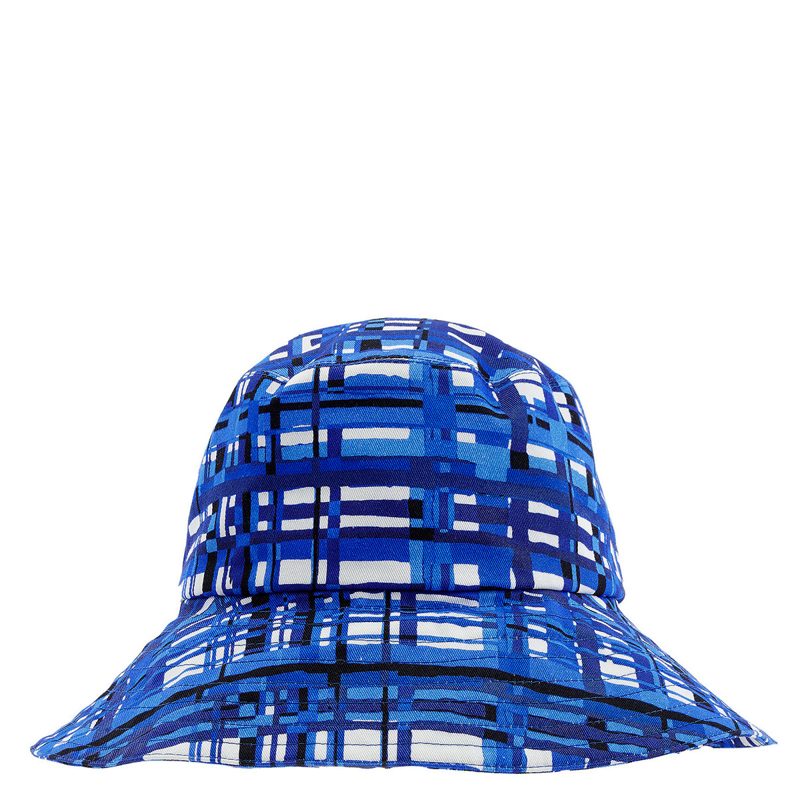 Plaid Cotton Bucket Hat