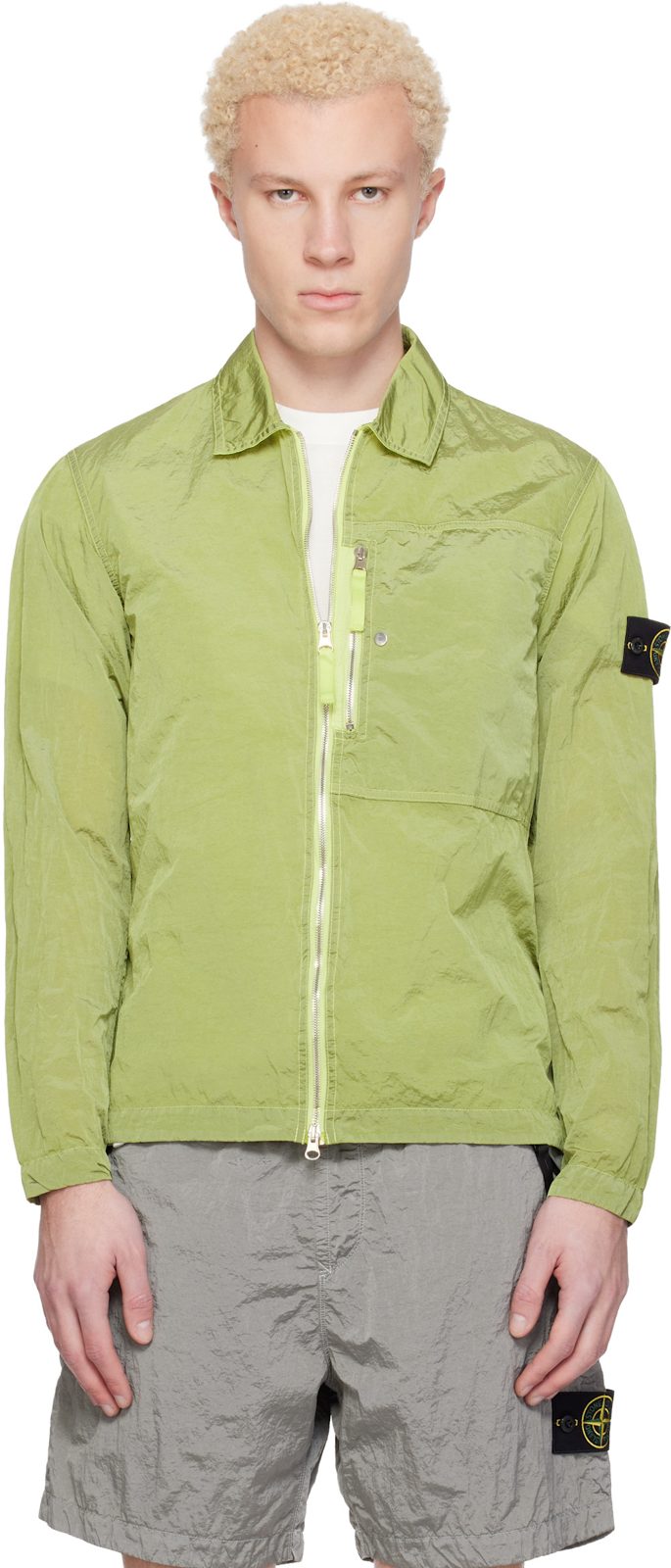 Yellow 1200038 Nylon Metal ECONYL Jacket 261828M180066